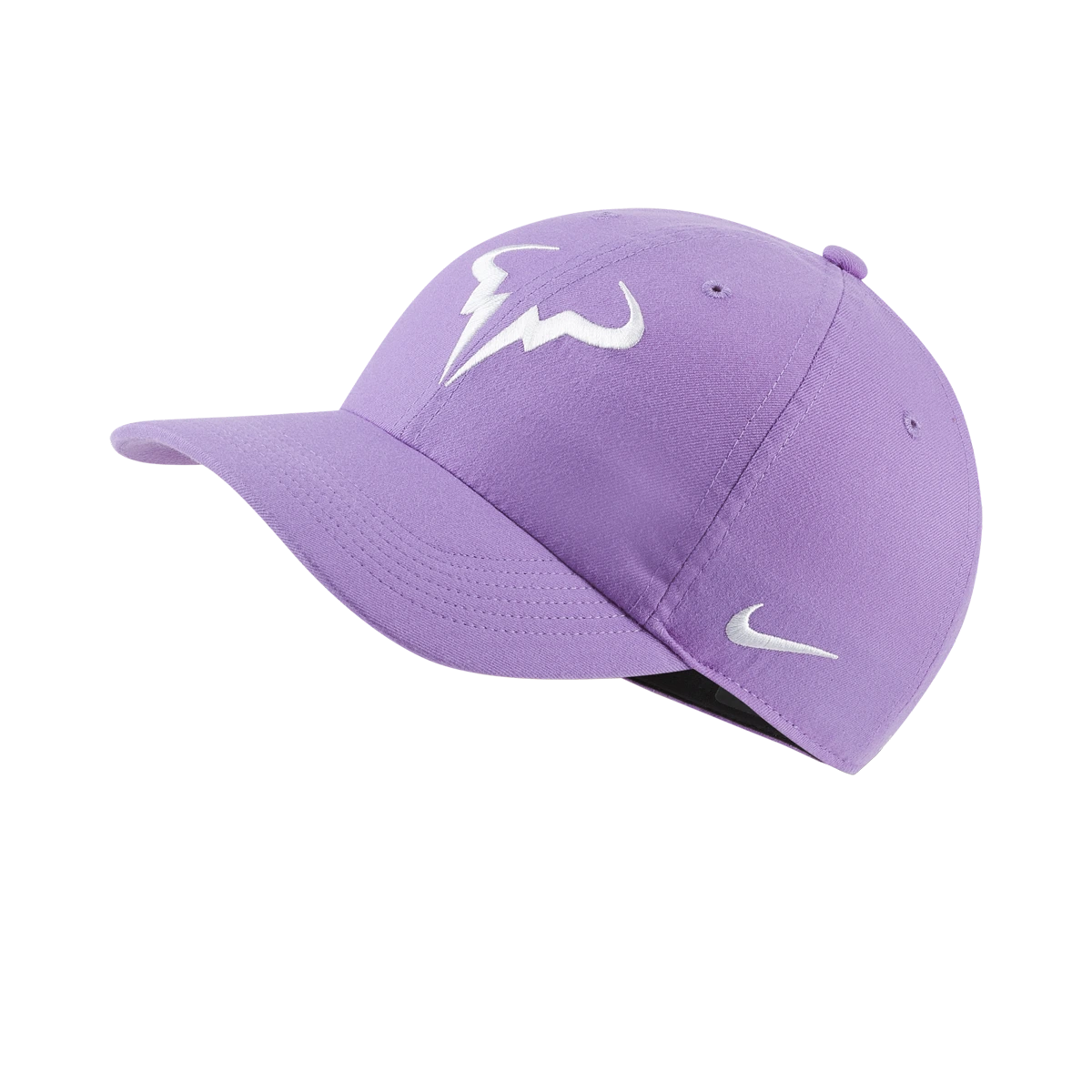 Nike AeroBill Rafa Heritage86 hat in Bright Violet w/White [850666-505] from the Fall 2019 tennis collection